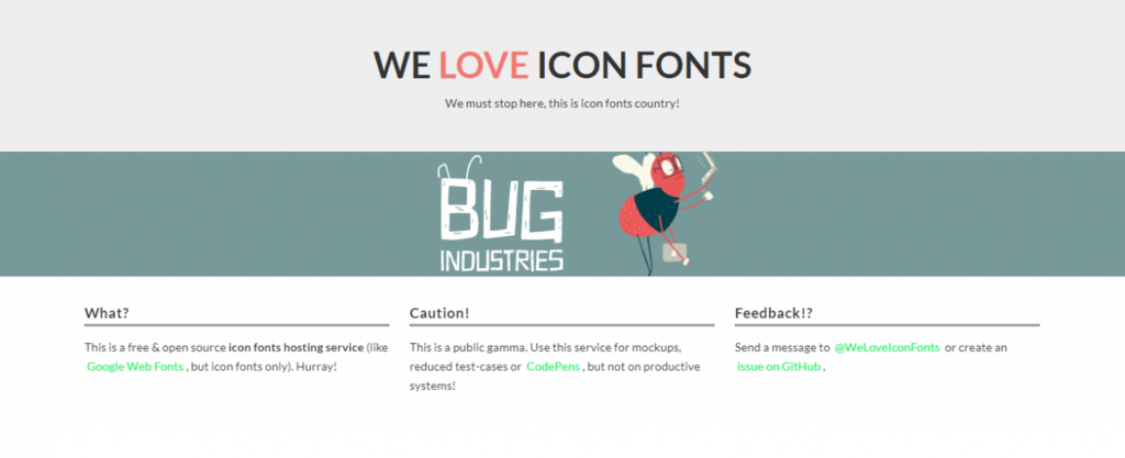 we-love-icon-fonts-ana-sayfası